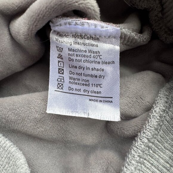 LOLA + THE BOYS Sequin Fries Sweatshirt Girls 8 Pink Gold Gray Cozy Girl Sweater - Picture 6 of 6